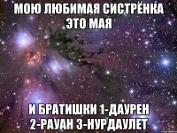 Мою Любимая систрёнка это Мая И Братишки 1-Даурен 2-Рауан 3-Нурдаулет