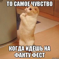 ТО САМОЕ ЧУВСТВО КОГДА ИДЁШЬ НА ФАНТУ ФЕСТ