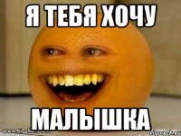 я тебя хочу малышка