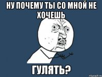 НУ ПОЧЕМУ ТЫ СО МНОЙ НЕ ХОЧЕШЬ ГУЛЯТЬ?