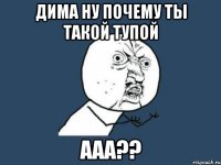 дима ну почему ты такой тупой ааа??