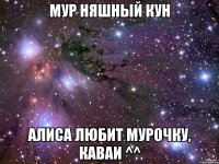 МУР НЯШНЫЙ КУН АЛИСА ЛЮБИТ МУРОЧКУ, КАВАИ ^^