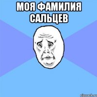 Моя фамилия Сальцев 