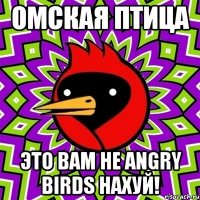 Омская птица Это вам не Angry birds нахуй!