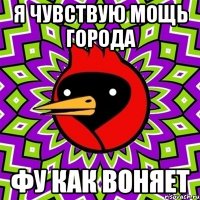 я чувствую мощь города фу как воняет