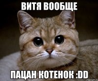 Витя вообще пацан котенок :DD