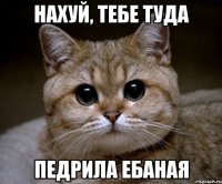 Нахуй, тебе туда Педрила ебаная