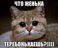 что Женька теребонькаешь?))))