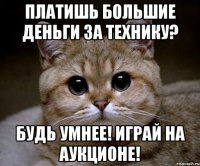 Платишь большие деньги за технику? Будь умнее! Играй на аукционе!