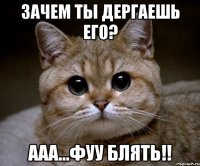 Зачем ты дергаешь его? ааа...ФУУ БЛЯТЬ!!