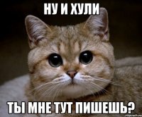 Ну и хули Ты мне тут пишешь?