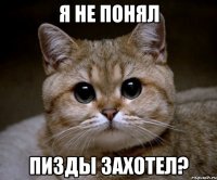 Я не понял Пизды захотел?