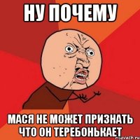 Ну почему Мася не может признать что он теребонькает