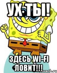 Ух ты! Здесь WI-FI ловит!!!