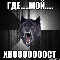 ГДЕ.....МОЙ..... ХВОООООООСТ