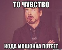 то чувство кода мошонка потеет