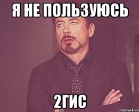 Я не пользуюсь 2ГИС