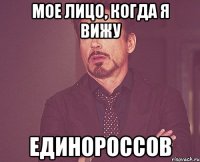 мое лицо, когда я вижу единороссов