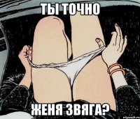 Ты точно Женя Звяга?