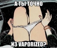 А ТЫ ТОЧНО ИЗ VapoRized?