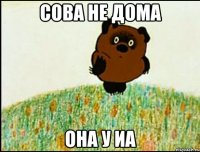 сова не дома она у иа