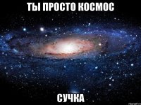 Ты просто космос Сучка