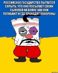 Российское государство пытается скрыть, что оно посылает своих сыновей на войну, как они погибают и где проходят похороны 