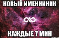 Новый именниник каждые 7 мин