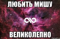 любить мишу великолепно