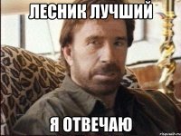 Лесник лучший Я отвечаю