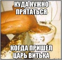 Куда нужно прятаться Когда пришел царь Витька