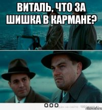 Виталь, что за шишка в кармане? . . .