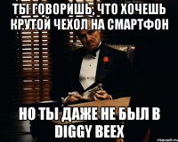 ты говоришь, что хочешь крутой чехол на смартфон но ты даже не был в DIGGY BEEX