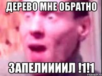 Дерево мне обратно запелиииил !1!1