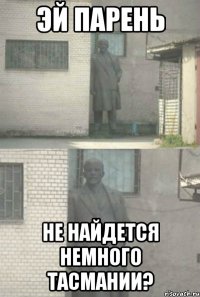 Эй парень Не найдется немного Тасмании?