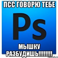 псс говорю тебе мышку разбудишь!!!!!!!!