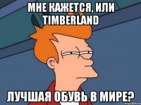 мне кажется, или Timberland лучшая обувь в мире?