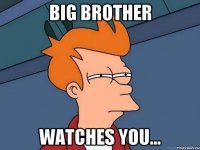 Big BROTHER watches you...