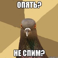 Опять? Не спим?