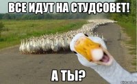 все идут на студсовет! а ты?