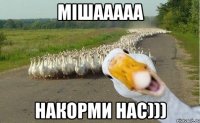 Мішааааа накорми нас)))