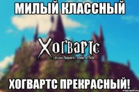 милый классный Хогвартс прекрасный!