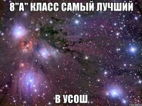 8"а" класс самый лучший в УСОШ