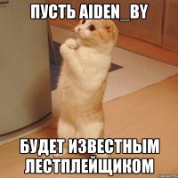 Пусть AIDEN_BY Будет известным лестплейщиком