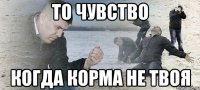 То чувство Когда корма не твоя