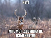 Нет! Мне моя девушка не изменяет!!!