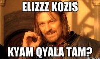 elizzz kozis kyam qyala tam?