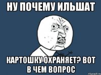 ну почему ильшат картошку охраняет? Вот в чем вопрос