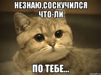 Незнаю,соскучился что-ли По тебе...