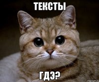 тексты гдэ?